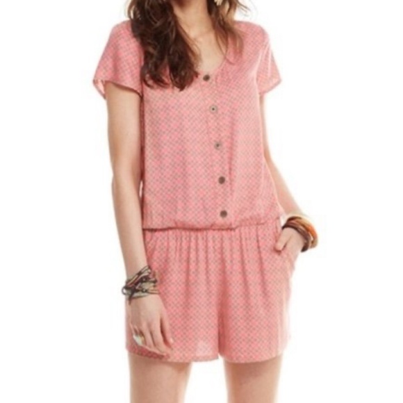 Matilda Jane Romper 100% rayon Summer Mama shorts sz Medium - Picture 1 of 8